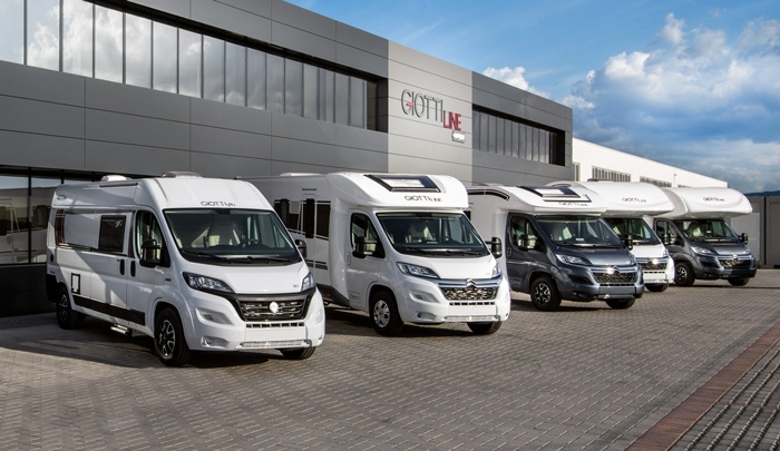 Reisemobilfabrik in Colle di Val d'Elsa, Pian dell'Olmino (Italien)