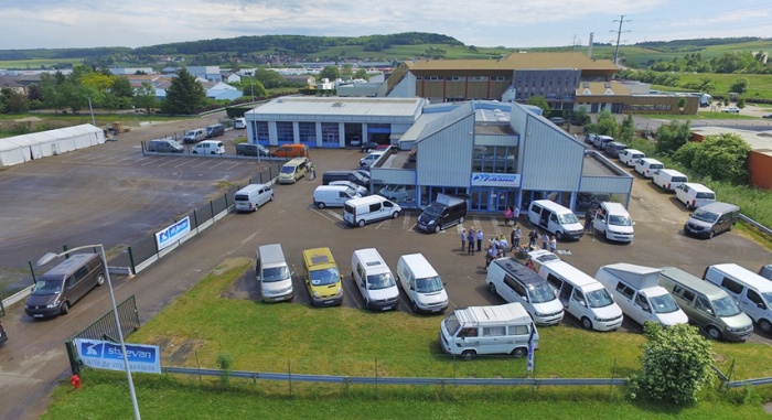 Reisemobilfabrik in Auxerre (Frankreich)