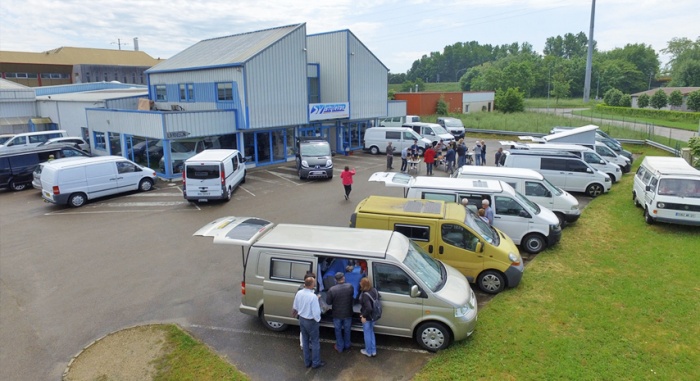 Reisemobilfabrik in Auxerre (Frankreich)