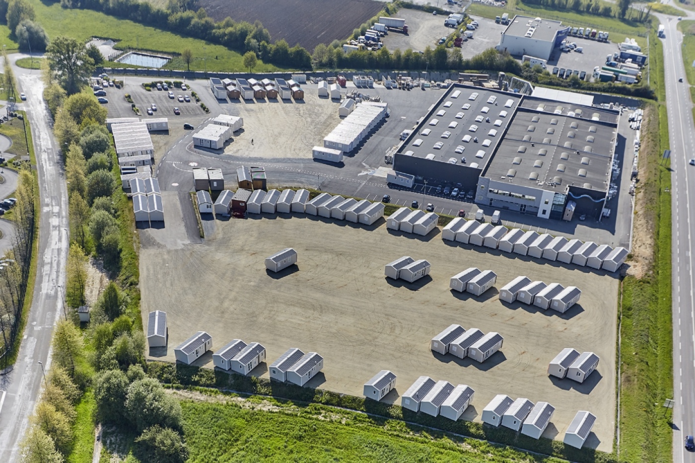 Stabilimento di fabbricazione di mobil-home di Mayenne (53) - Esterno