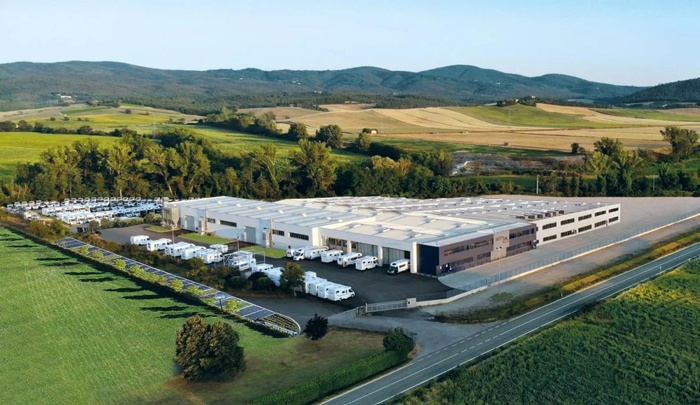 Usine de fabrication de Colle di Val d'Elsa, Pian dell'Olmino (Italie)